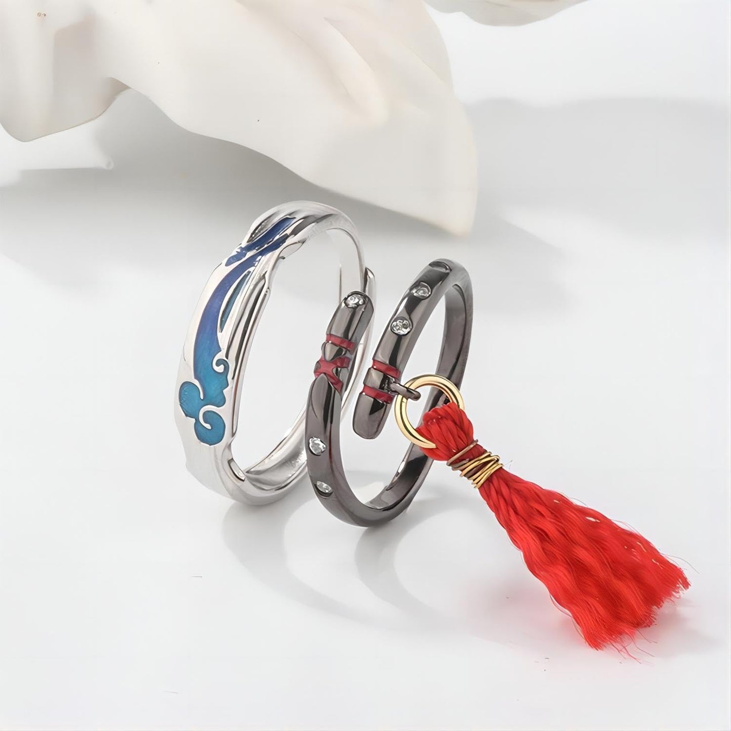 Mo Dao Zu Shi Rings, Open Ring Combination,Wei Wuxian&Lan Wangji