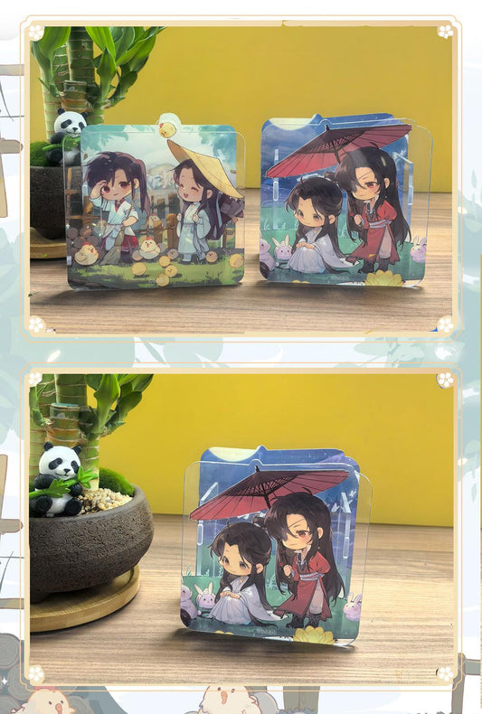 Heaven Officials Blessing Pen Holder，Hua Cheng&Xie Lian Acrylic Pencil Holder