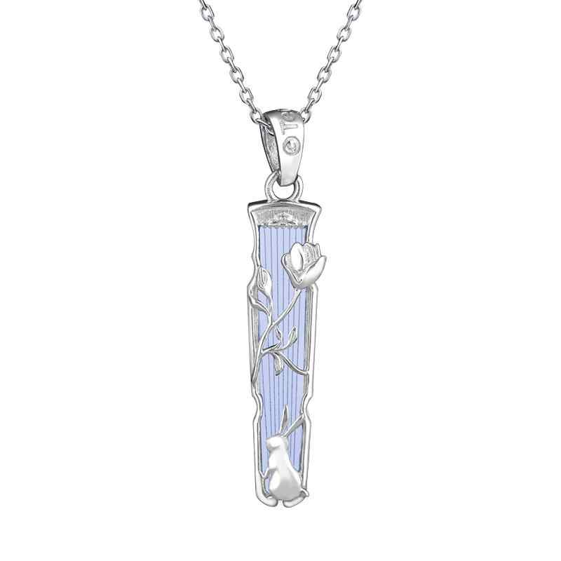 Mo Dao Zu Shi Pendants，S925 Sterling Silver Necklace，Wangji Guqin Shape