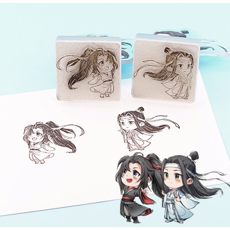 Mo Dao Zu Shi Stamp，Cartoon Stamp 6 Pieces，Wei Wuxian&LAN Wangji Animation Peripheral Products