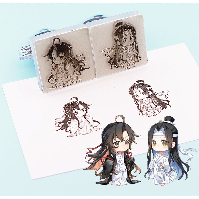 Mo Dao Zu Shi Stamp，Cartoon Stamp 6 Pieces，Wei Wuxian&LAN Wangji Animation Peripheral Products