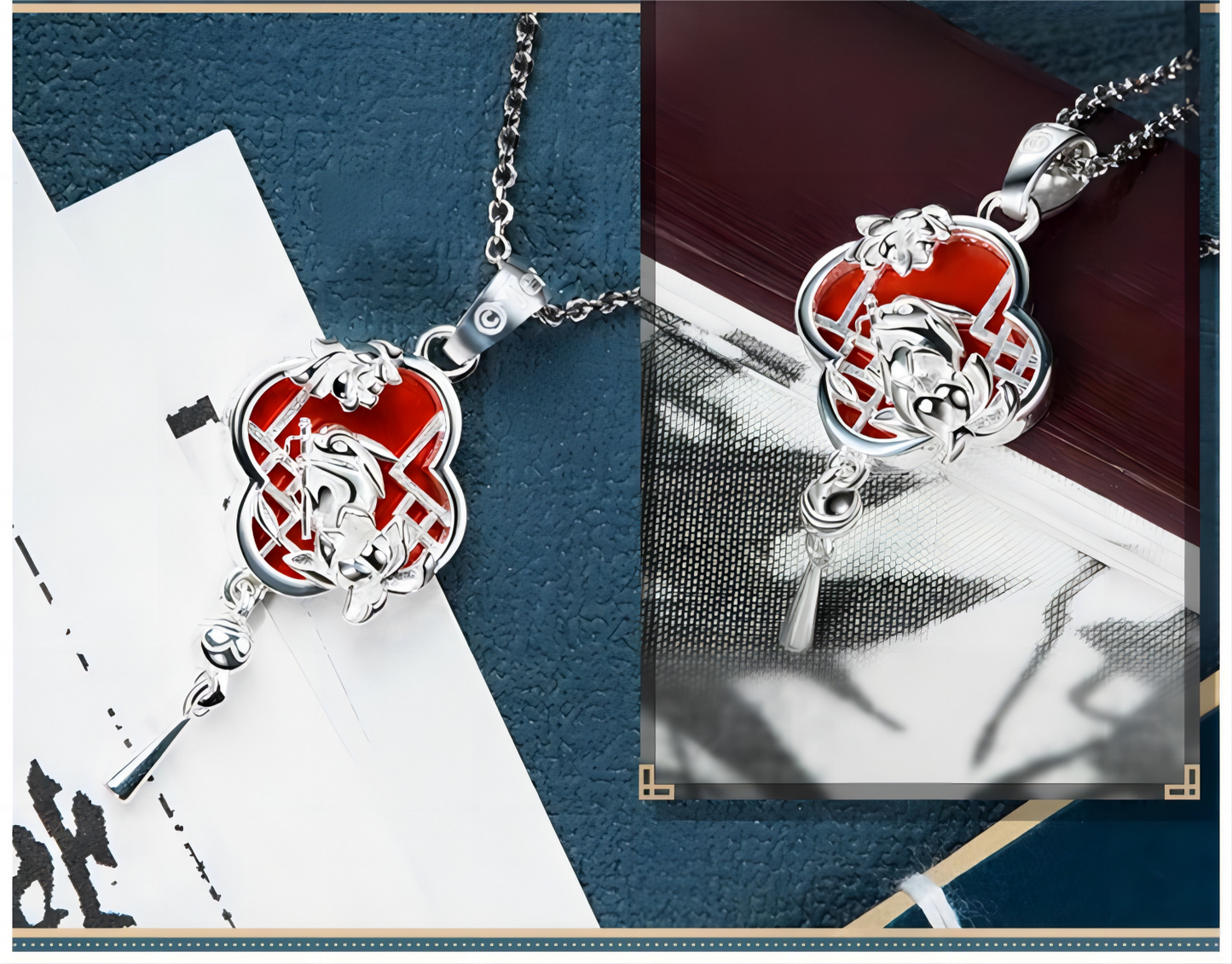 Mo Dao Zu Shi Jewellery，Necklace，925 Sterling Silver Pendant，Animation Peripheral Products