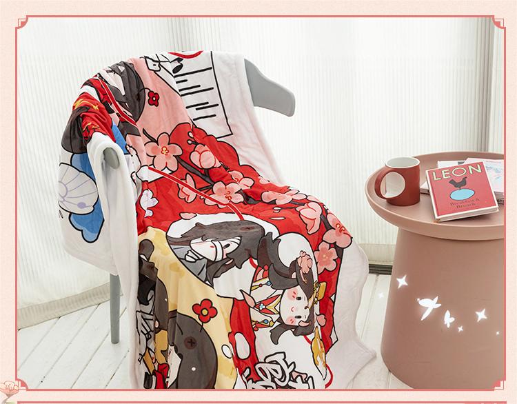 Heaven Official's Blessing Blankets，Tian guan ci fu, Single Throw Blanket，Hua Cheng&xie lian