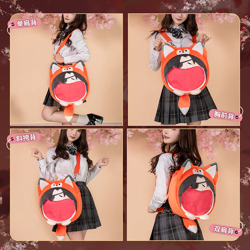 Heaven Officials Blessing Plush Backpack, Super Happy Series Backpack, Tian Guan Ci Fu Pocket Mini Bag