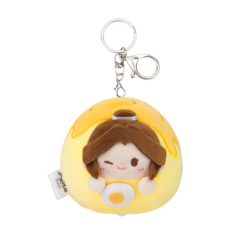 Heaven Officials Blessing Plush Pendants，Cute Food Shaped Keychains，Backpack Accessories