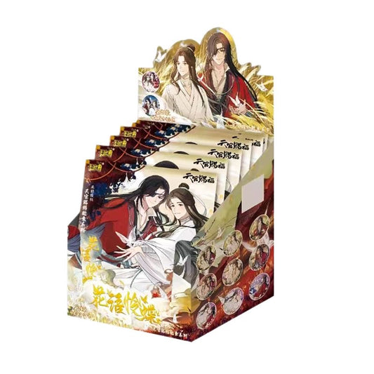 Heaven Official'S Blessing Tinplate Badge Pin，Blind Box，Collectible Brooches Whole Box (6 Pieces)，Tian Guan Ci Fu Animation Peripheral Products