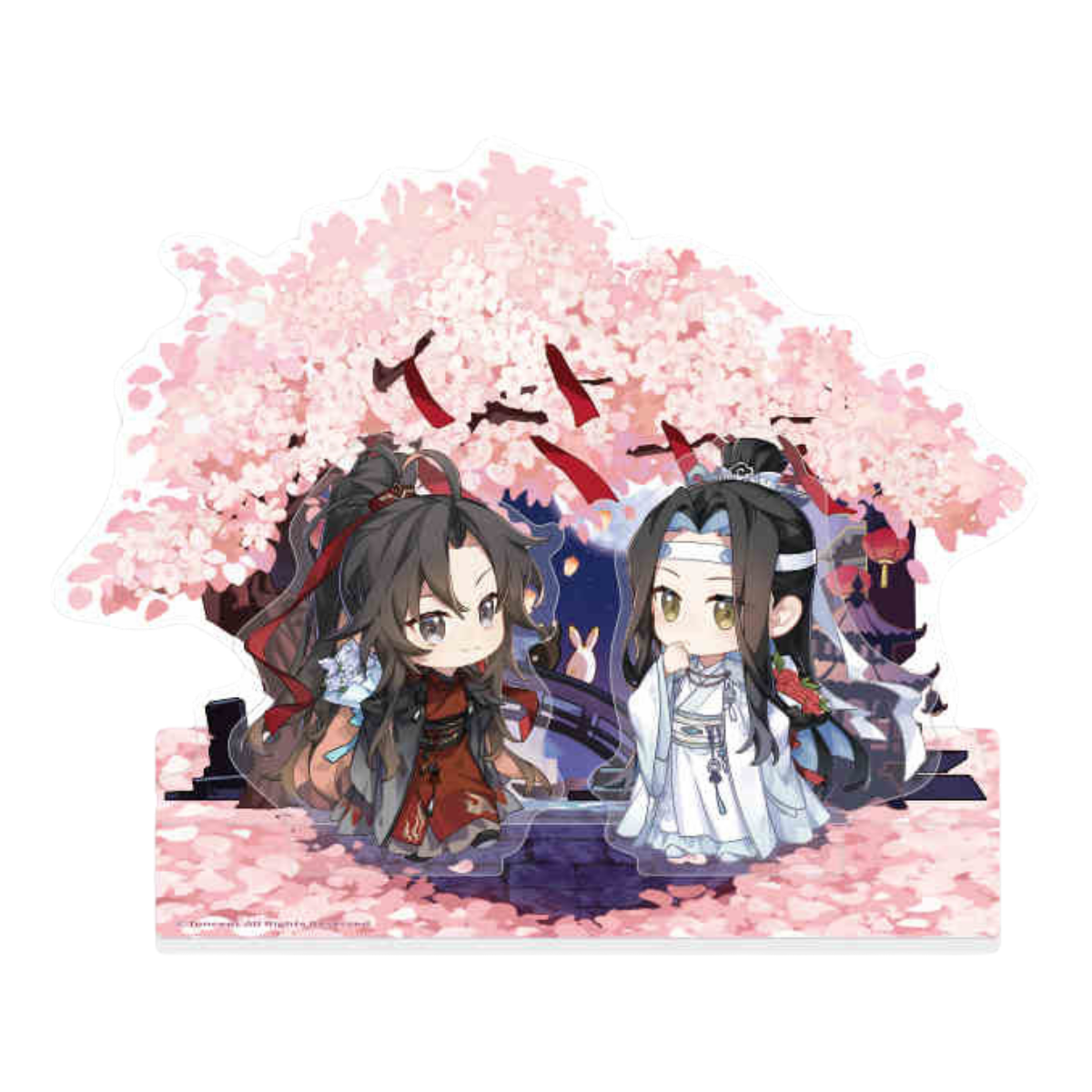 Mo Dao Zu Shi Figure Standing Ornaments，6th Anniversary Collection Desktop Decoration，Wei Wuxian&LAN Wangji Animation Peripheral Products