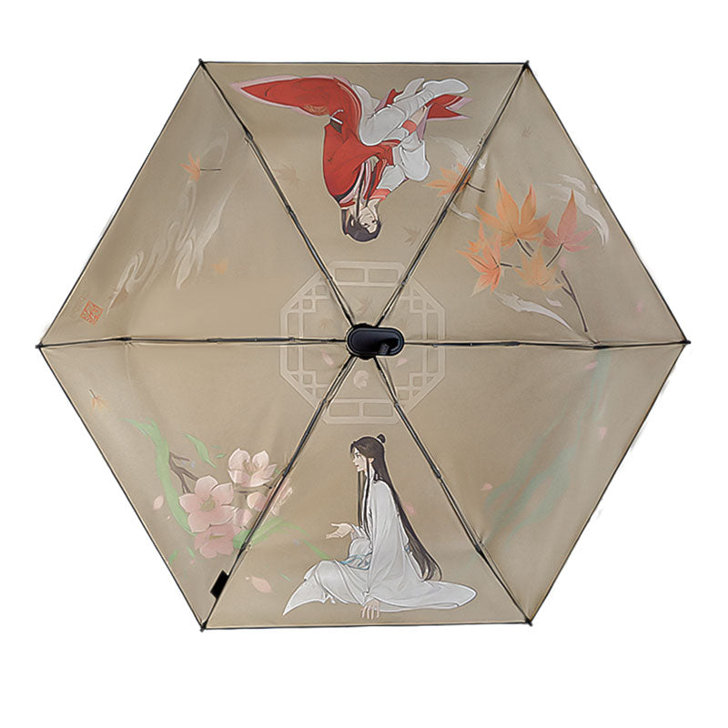 Heaven Official'S Blessing Portable Umbrella，Tian Guan Ci Fu Lightweight Portable Mini Compact Umbrellas，Animation Peripheral Products