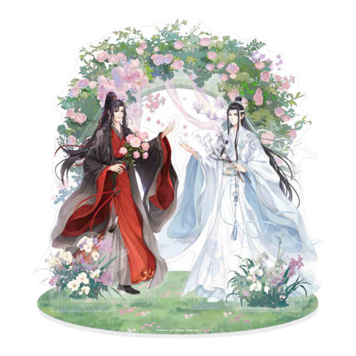 Mo Dao Zu Shi Figure Standing Ornaments，6th Anniversary Collection Desktop Decoration，Wei Wuxian&LAN Wangji Animation Peripheral Products