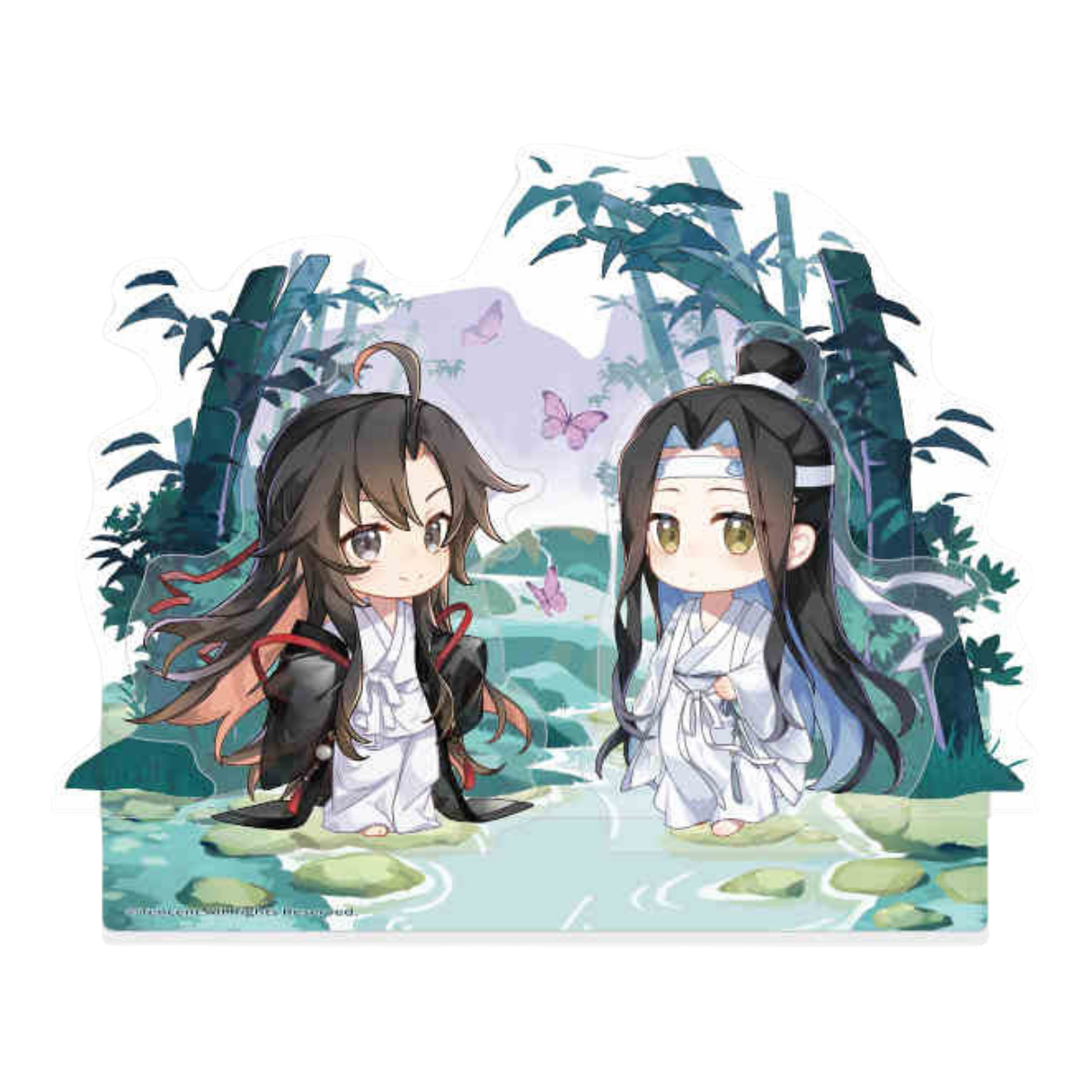 Mo Dao Zu Shi Figure Standing Ornaments，6th Anniversary Collection Desktop Decoration，Wei Wuxian&LAN Wangji Animation Peripheral Products