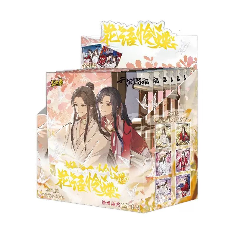 Heaven Official'S Blessing Blind Box Collection Card，Anime Color Cardboard，Tian Guan Ci Fu Animation Peripheral Products (1 Box (6 Collection Cards))