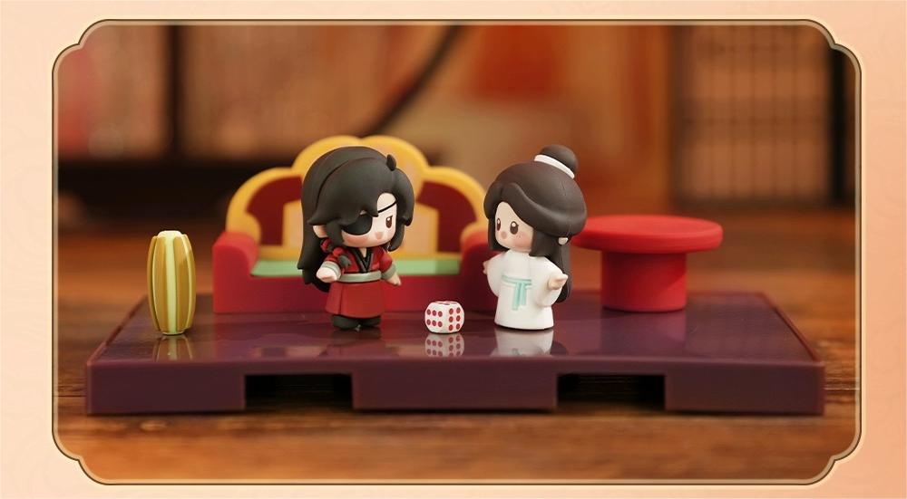 Heaven Official'S Blessing Desktop Storage，Decoration，Tian Guan Ci Fu Desktop Decoration Animation Peripheral Products Hua Cheng&XIE LIAN（JI LE FANG）